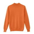 thumbnail image 4 of Cozy Sweaters for Women Soft Cable Long-Sleeve Crewneck Tops Ginger L, 4 of 5