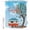 Blue, variant on Let's Go Camping Shower Curtain Set - Extra Long 72" x 96" Washable Bathtub Curtain with 12 Hooks, Modern Camper Van Trees Burlap Rustic Waterproof Fabric Stall Shower Curtains for Bathroom Décor