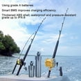 thumbnail image 2 of New Sea Fishing Electric Reel Battery 14.8V 7000mAh 3500mAh 10000mah 10.0 Rechargeable Fishing Reel Lithium Battery For SHIMANO DAIWA Droplet power cord cable 2 pin 6pin, 2 of 6