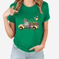 thumbnail image 2 of ICHUANYI Women's Funny Print T-shirt Crew Neck Short Sleeve Tops Cloth New Trending, 2 of 4