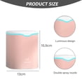 thumbnail image 2 of Humidifiers for Bedroom, 2L Cool Mist Humidifier for bedroom, USB Portable Desk Humidifier -pink, 2 of 6