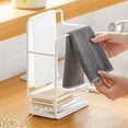 thumbnail image 4 of Dishwashing Sponge Rag Draining Storage Rack Kitchen Wall Mounted Multi Functional Draining Rack Kitchen Storage Rack, 4 of 7
