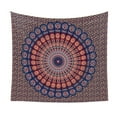 thumbnail image 1 of Mistaha 1PCS Tapestry 180cm * 230cm Home Bohemian Milled Mandala Flower Pattern Room Background Hanging, 1 of 8