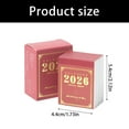thumbnail image 3 of 2026 Tearable Desk Calendar 365 Day Daily Calendar Writing Notepads Light Weight Portable For Daily Tasks And Reminders, 3 of 9