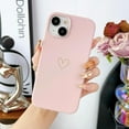 thumbnail image 7 of for Silicone iPhone 14 Case Protective Shockproof Pink Women Girls Heart with Soft Anti-Scratch Microfiber Lining Protective Phone Cases for iPhone 14, 7 of 7