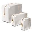 thumbnail image 1 of Set de 3 bolsas cosméticas Embla Clear para mujer, color blanco, 1 of 6