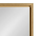 thumbnail image 4 of Kate and Laurel Evans Glam Framed Floating Wall Mirror, 24" x 36", Gold, Modern Chic Accent Mirror, 4 of 7