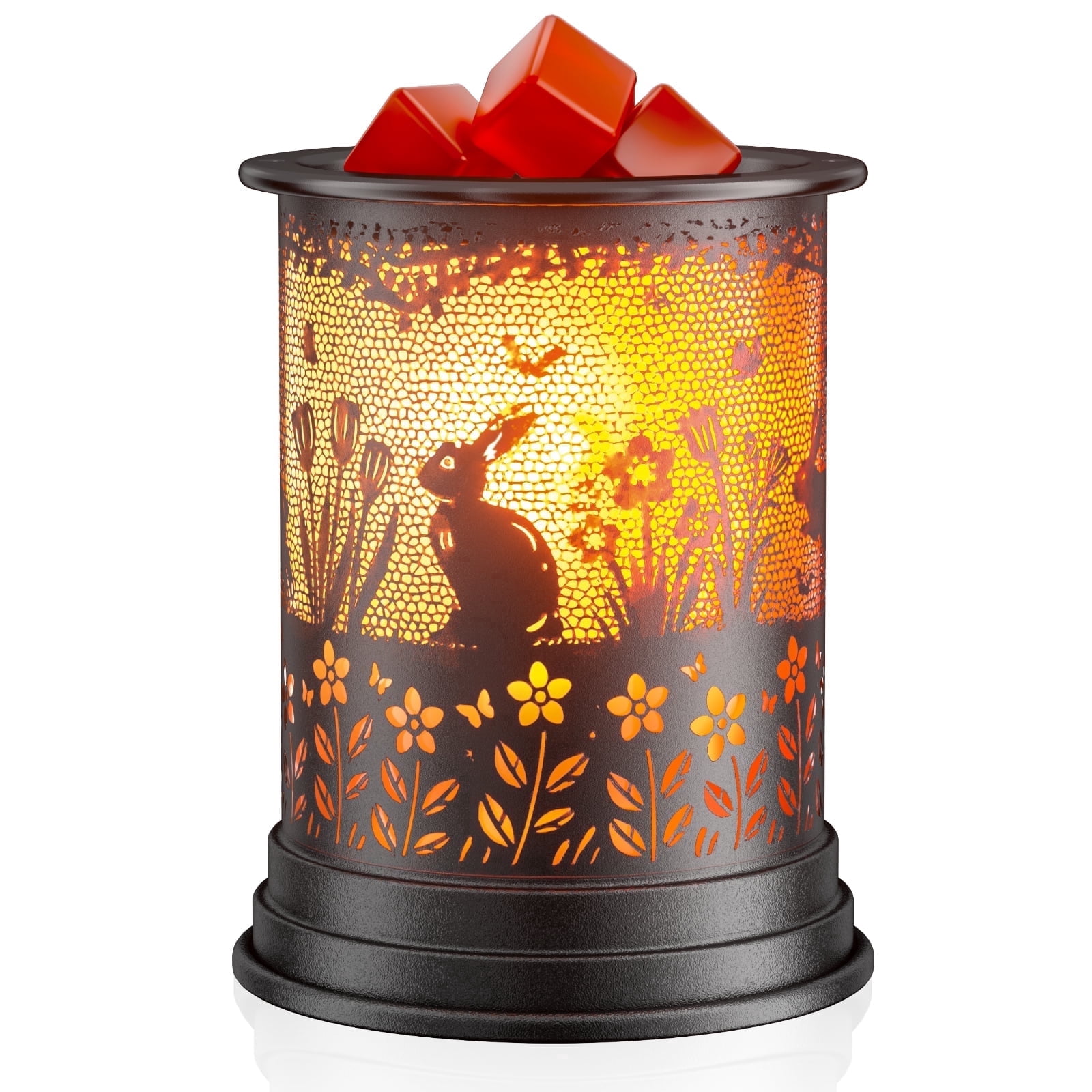 UNTIMATY Metal Wax Warmer Electric Wax Melt Warmer for Scented Wax Candle Oil Burner Melting Night Light