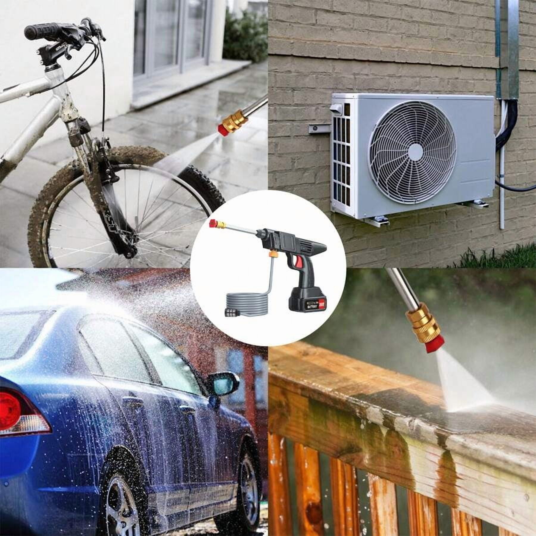 Cordless Portable High Pressure Spray Water Gun,Pressure Washer,Portable Power Washer, Washer Gun Battery Operated,Ultra High Velocity And Easy To Use