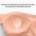 thumbnail image 5 of Betivan Women's Wireless T-Shirt Bra Soft Padded Pull-On Full Coverage Everyday Bra Solid Color Basic Bras for Women, 5 of 8