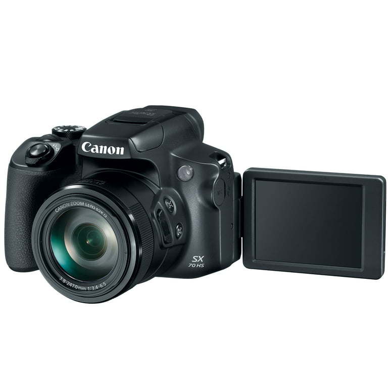 geweld aanwijzing Traditie Canon PowerShot SX70 HS 20.3MP 65x Optical Zoom Digital Point & Shoot  Camera - Walmart.com