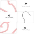 thumbnail image 3 of 10 pcs Plastic Heart Hangers Coat Hangers Clothes Hangers Dress Hanging Hangers for Home, 3 of 6