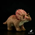 thumbnail image 2 of Cute Soft Triceratops Plush Toys Real Life Dinosaur Stuffed Animal Toy 38cm, 2 of 9