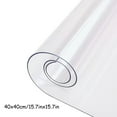 thumbnail image 4 of Transparent Pvc Table Pad, Waterproof Heat-Resistant Table Cover, For Dining Room Kitchen Office Desk With 40X80 Inch Size, 4 of 8