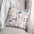 thumbnail image 3 of Creative Products Watercolor Dog Flowers 3 16 x 16 Spun Poly Pillow, 3 of 3