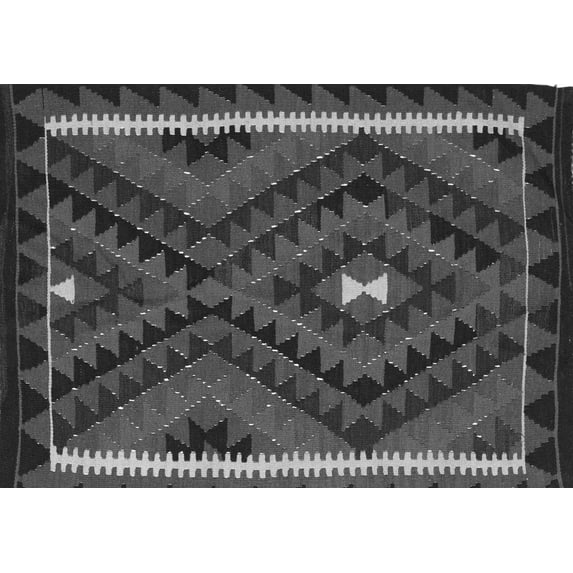 Ahgly Company Indoor Rectangle Oriental Gray Traditional Area Rugs, 3' x 5'