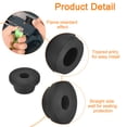thumbnail image 5 of Uxcell 8Pack Silicone Rubber Grommets 3/4" Drill Hole 3/8" ID Top Hat Hole Plug Grommet, 5 of 6