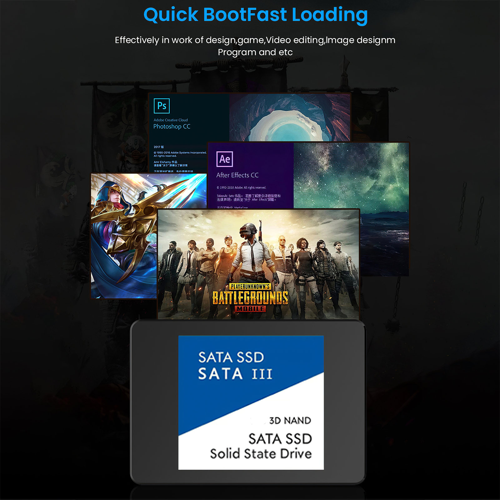 Solid State Drive 1t Quick Boot Built In Fast Loading Solid State Drive Fast Transfer Speeds Solid State Drive With Usb Disk Drivers For Computer Laptop Walmart Com