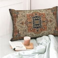 thumbnail image 3 of Boho Lumbar Pillow Covers 12x20 Set of 2, Outdoor Aztec Terracotta Retro Carpet Throw Pillow Covers Linen Farmhouse Vintage Decor Cushion Case Bohemian Home Decor for Couch Sofa, 3 of 6