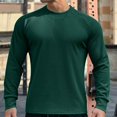thumbnail image 2 of Admvng Chemises pour Hommes Mode Col Rond Décontracté Manches Longues Confort T-Shirt Vêtements pour Hommes M-3TG, 2 of 3