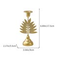 thumbnail image 3 of Todaioua Candle Holder, Table Centerpiece, Metal Decor - Home Metal Crafts Vintage Candlelight Dinner Props Romantic Table Decoration Candlestick Ornaments for Weddings and Events, 3 of 6