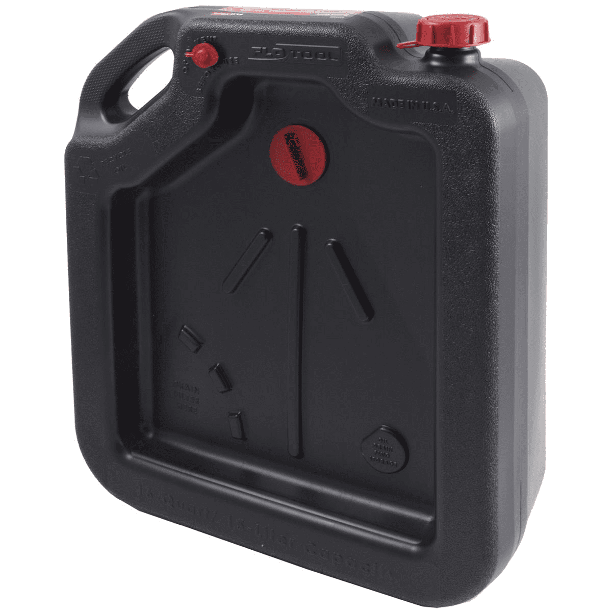 Hopkins 16 qt Super Duty Leak-Proof Drain Container, Heavy-Duty