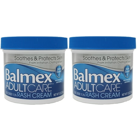 2 Pack - Balmex Adult Care Rash Cream 12oz Each
