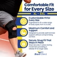 thumbnail image 2 of Brace Direct Deluxe Plus Size Internal Hinged Knee Brace | Adjustable ROM Support for Bariatric Patients Up to 8XL, 2 of 7