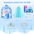 thumbnail image 4 of Beefunni Princess Tent for Girls, Kids Pop Up Princess House with Snowflake Lights, Tent for Kids Indoor/Outdoor, Gifts Party Birthday Tent for Girls Kids 3 6 8+, 4 of 9