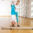 thumbnail image 4 of Costway 8 FT Folding Gymnastic Beam with Anti-slip Base Pine Wood Frame Carrying Handle Beige, 4 of 10