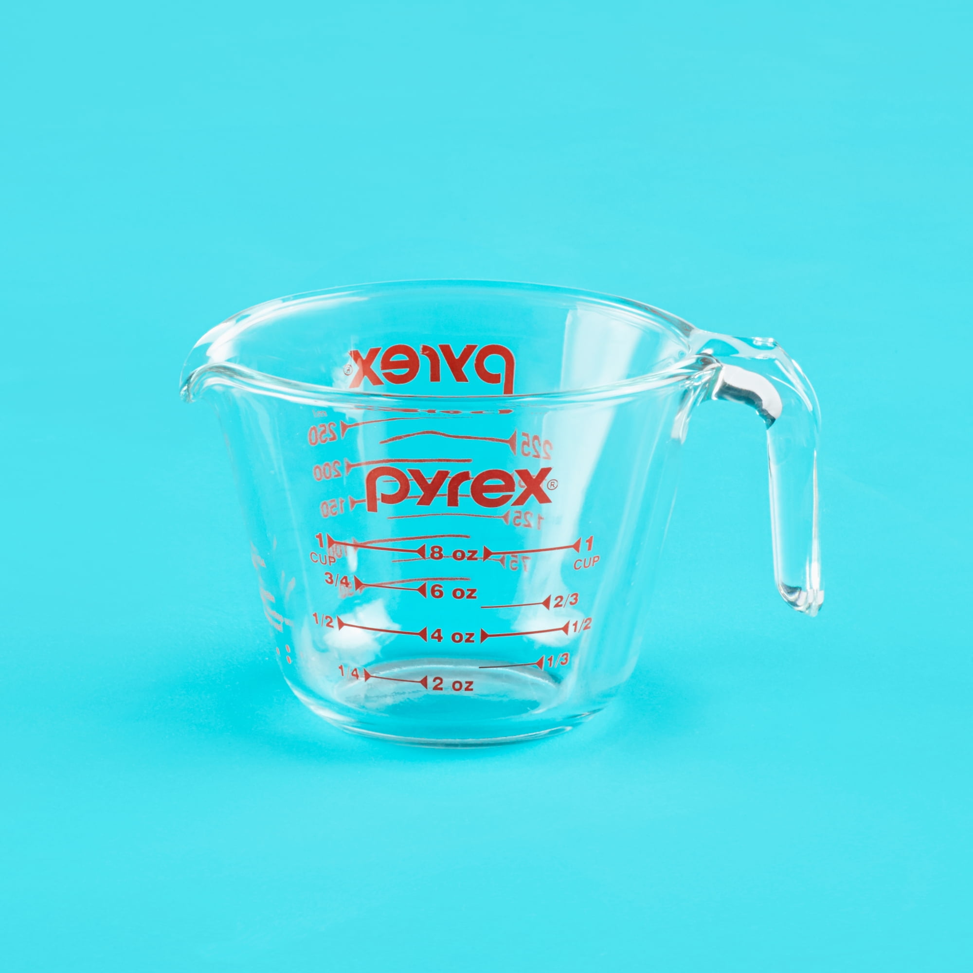 Pyrex 3 Piece Glass Measuring Cup Set, Includes 1-Cup, 2-Cup, and 4-Cup  Tempered Glass Liquid Measuring Cups, Dishwasher, Freezer, Microwave, and