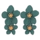 thumbnail image 1 of Pendientes de flores, hermosos y decorativos, con forma de gota, para mujer (verdes), 1 of 6