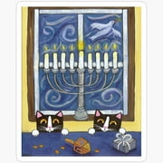 KIRAKIRA Hanukkah Cats Sticker. Single, trio, or squad — Collect them all!