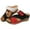 Red, variant on THDHVS Beach Sandals for Woman,Women's Sandals,Fashion Women Casual Round Head Comfy Thick-soled Slipper Beach Casual Shoes Black 8.5
