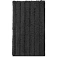 thumbnail image 2 of Clara Clark Bath Rug Chenille Bath Mat, Super Soft Absorbent Bathroom Rug, Large, Black, 2 of 10