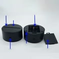 thumbnail image 3 of SEWACC Table Lamps LED Lamp For Desk Multi-colored ABS For Bar Decor 1 Set, 3 of 3