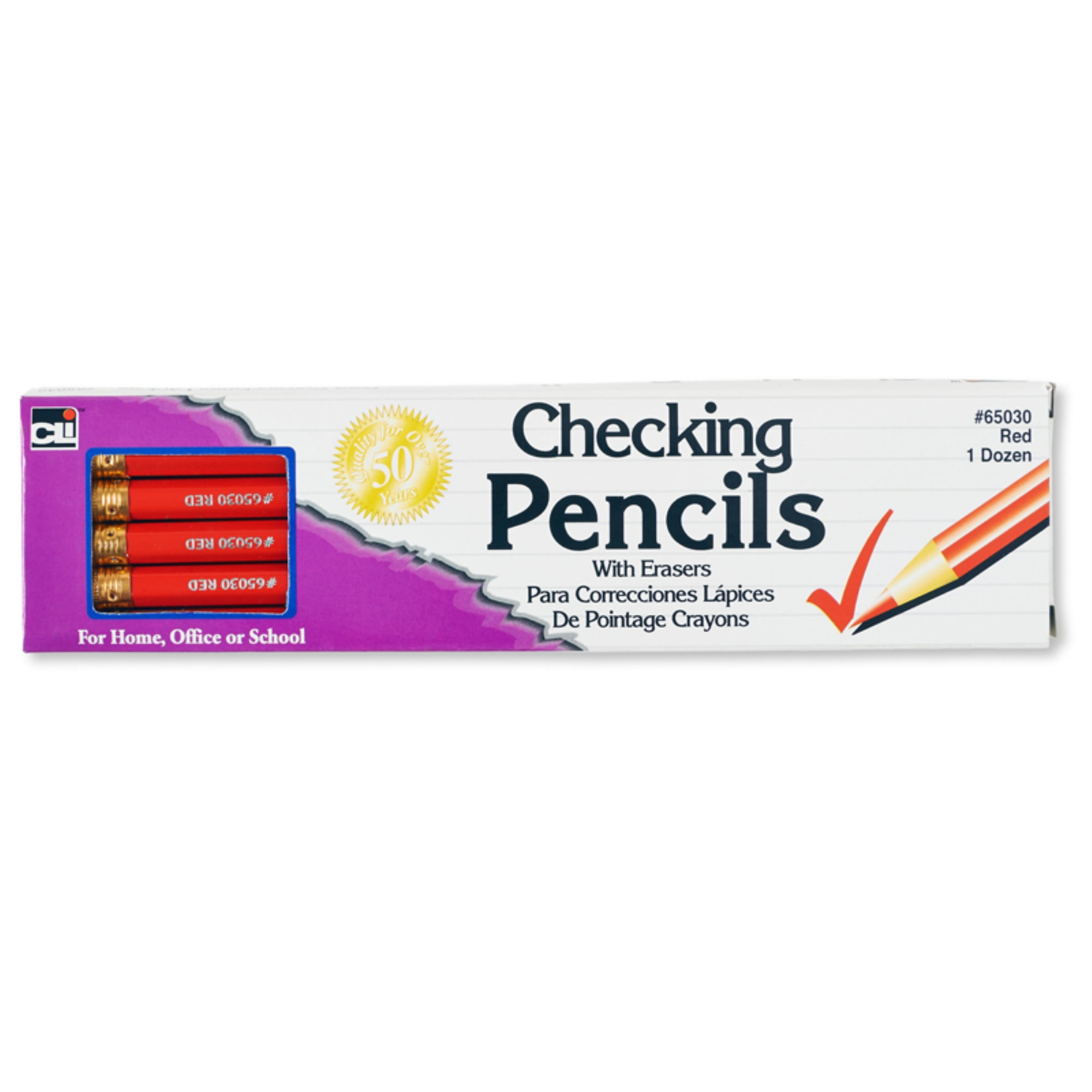CLI, LEO65030, Erasing Checking Pencils, 144 / Box