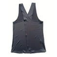 thumbnail image 4 of Mlzmgr Yoga Tops for Women Scoop Neck Loose Back Crisscross Comfy Workout Gym Sleeveless Tops Tee, 4 of 4