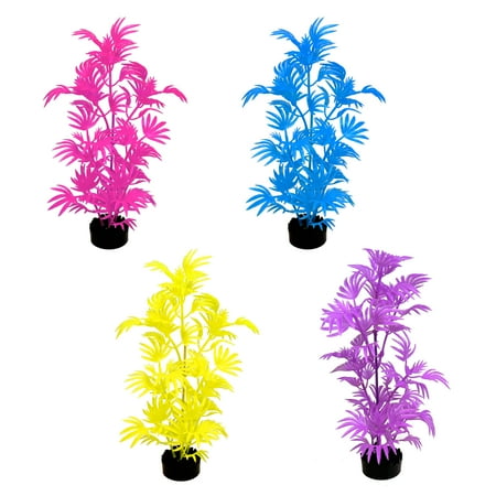 Aquarium Plant Care - Aqua Culture Wild Flower Aquarium Plant Decoration, Assorted