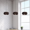 thumbnail image 1 of Crust 3 Light Black Pendant - Rectangle Canopy, 1 of 1