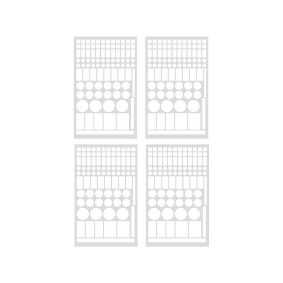 4 Sheets Adhesive Light Blocking Sticker For Electronic Device Indicators Nontoxic PVC LED Covers Easy Installation