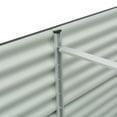 thumbnail image 6 of vidaXL Raised Garden Bed Galvanized Steel 80" x 80" x 81 cm", 6 of 10