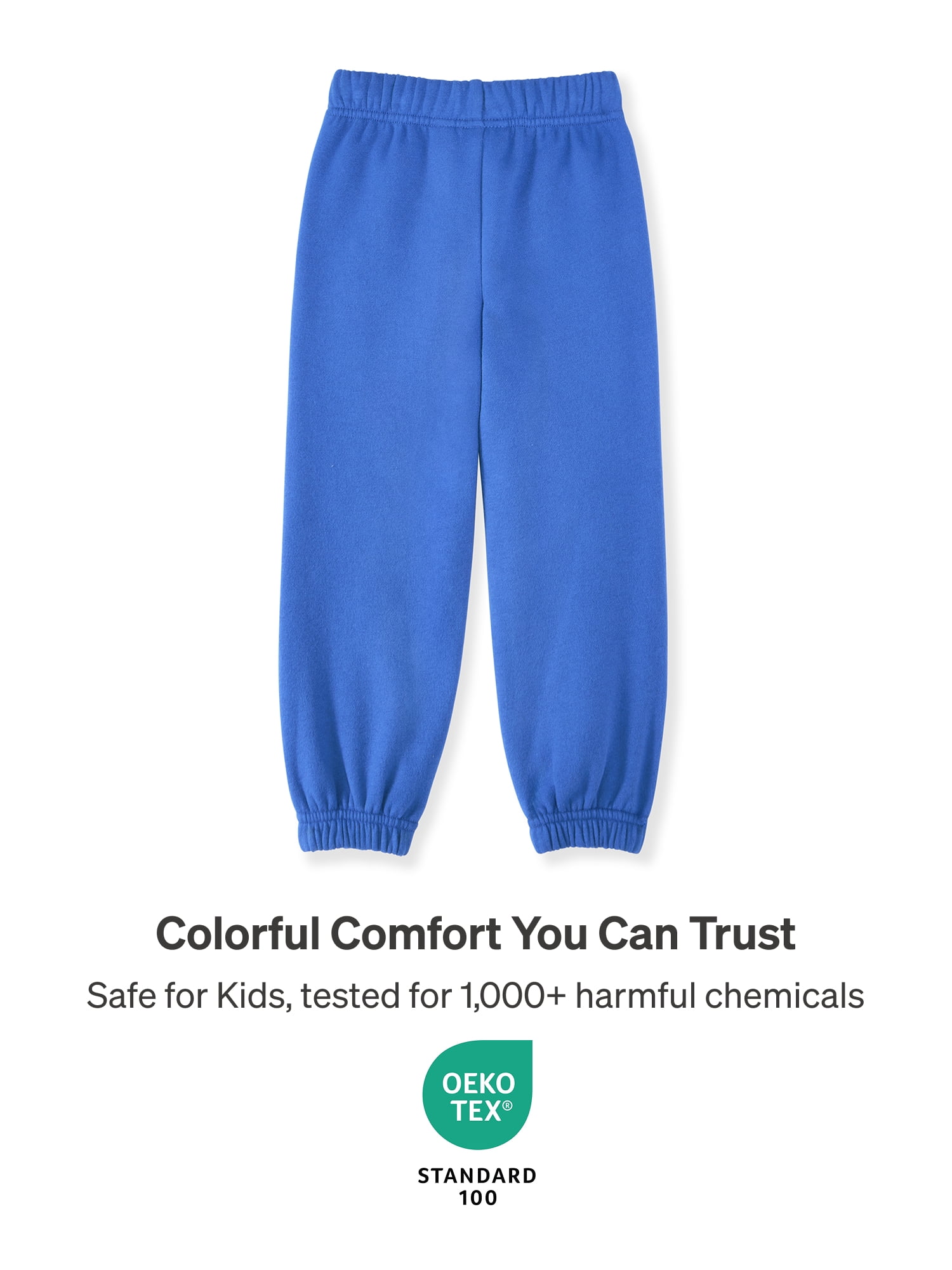 Color Mix by Garanimals Baby & Toddler Fleece Sweatpants, Sizes 0–6T