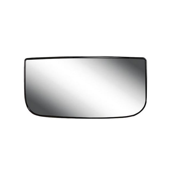 80250 - Fit System Passenger Side Non-heated Mirror Glass w/ backing plate, Chevy Avalanche 00-13, Silverado 99-18, Suburban, Tahoe, GMC Yukon 00-14, Sierra 00-18, towing mirror bottom lens