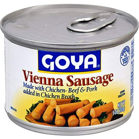 Goya Vienna Sausages 9 Oz Cans (Pack of 3)