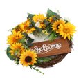 thumbnail image 6 of Ouitble Sunflower Wreath for Front Door, Artificial Sunflower Wreath Wreath for All Season Front Door Window Home Decor 15 Inch, 6 of 8