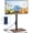Brown with Power Outlet, variant on RTVR Universal Floor TV Stand for 32-60 inch TVs up to 88 lbs, Adjustable Swivel Mount Black Base Stand