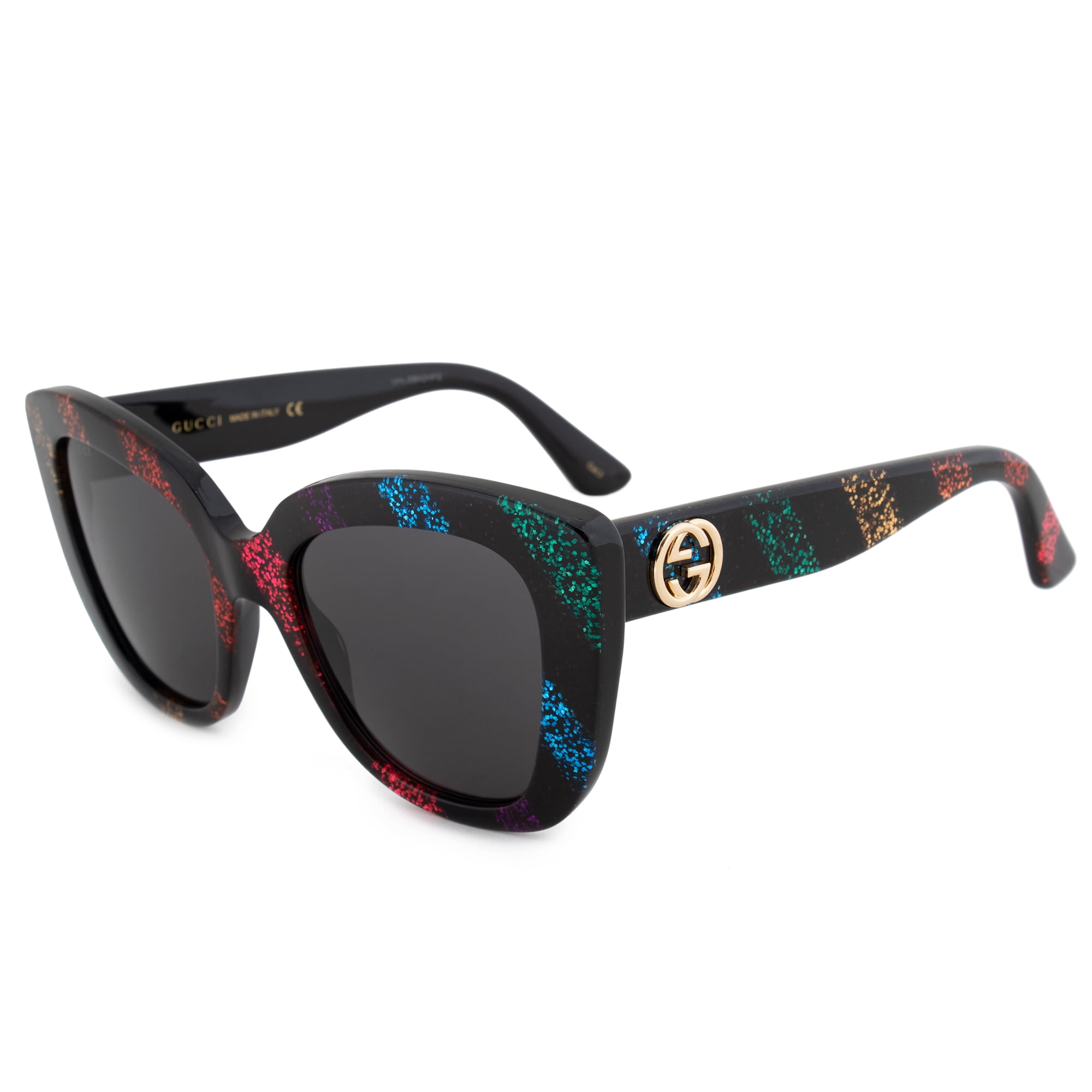 Gucci Grey Cat Eye Ladies Sunglasses 