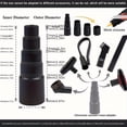 thumbnail image 2 of Universal Vacuum Attachment Kit Wet Dry Plastic Vacuum Hose Adapter 1-1/4" Vacuum Cleaners Accessories with Horse Hair Brush Extension Wand Flexible Crevice Tool Adapter for Shop Vac (7PCS), 2 of 7