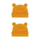 thumbnail image 2 of Sonducket Sombrero de bebé sólido mantener elástico multifuncional niñas niño sombreros accesorios infantiles niños gorras de niño otoño amarillo jengibre 2Conjunto, 2 of 6